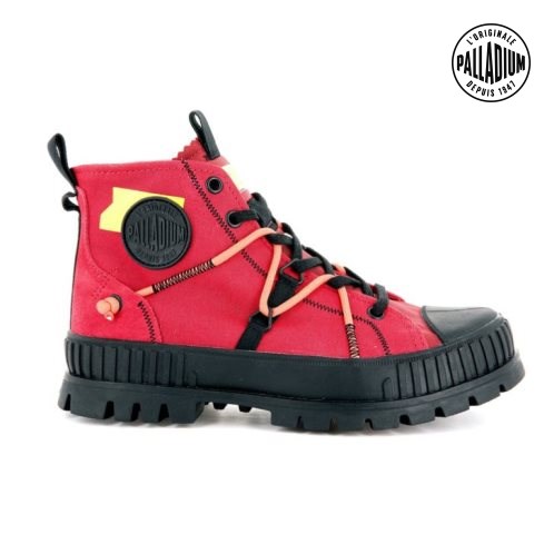 Palladium Pallashock Re-craft Women's Boots Red | UK A680-PNC